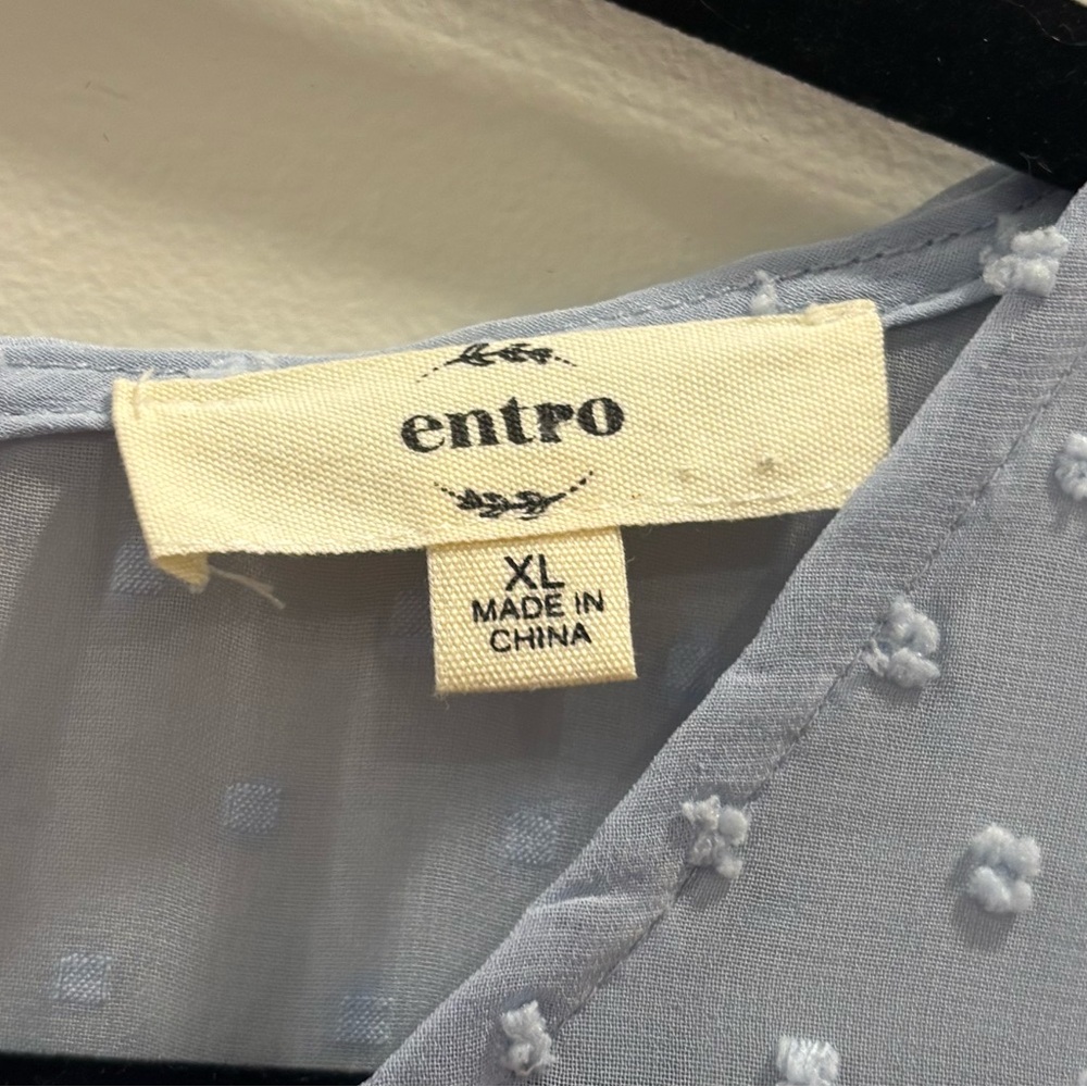 Entro Three Tier Baby Doll Top Swiss Dot - Picture 3 of 3